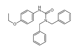 1,1-dibenzyl-3-(4-ethoxyphenyl)urea结构式