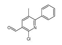 2-chloro-5-methyl-6-phenylpyridine-3-carbaldehyde Structure