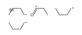1-tributylstannylpropan-1-one结构式