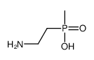 2-aminoethyl(methyl)phosphinic acid Structure
