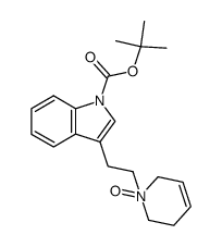 Na-Boc-Nb-tryptophyl-1',2',5',6'-tetrahydropyridine Nb-oxide Structure