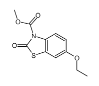 methyl 6-ethoxy-2-oxo-1,3-benzothiazole-3-carboxylate Structure