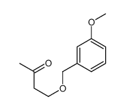 4-[(3-methoxyphenyl)methoxy]butan-2-one Structure