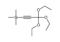 trimethyl(3,3,3-triethoxyprop-1-ynyl)silane Structure