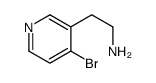 2-(4-bromopyridin-3-yl)ethanamine结构式