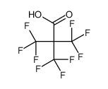 3,3,3-trifluoro-2,2-bis(trifluoromethyl)propanoic acid结构式
