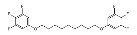 1,2,3-trifluoro-5-[9-(3,4,5-trifluorophenoxy)nonoxy]benzene Structure