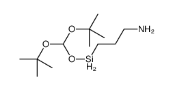 3-[bis[(2-methylpropan-2-yl)oxy]methoxysilyl]propan-1-amine Structure