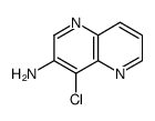 4-氯-1,5-萘啶-3-胺结构式