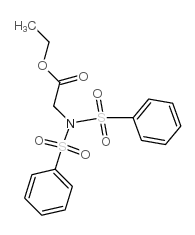 Glycine,N,N-bis(phenylsulfonyl)-, ethyl ester结构式