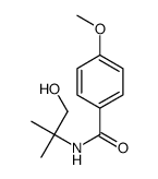 N-(1-hydroxy-2-methylpropan-2-yl)-4-methoxybenzamide结构式