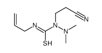 1-(2-cyanoethyl)-1-(dimethylamino)-3-prop-2-enylthiourea Structure