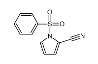 1-(苯磺酰)-2-吡咯甲腈结构式
