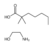 (2-hydroxyethyl)ammonium dimethylheptanoate Structure