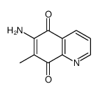 6-amino-7-methylquinoline-5,8-dione结构式