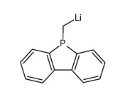 5-lithiomethyl-5H-dibenzophosphole结构式