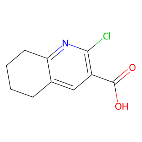 2-chloro-5,6,7,8-tetrahydroquinoline-3-carboxylic acid结构式