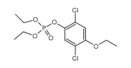 phosphoric acid-(4-ethoxy-2,5-dichloro-phenyl ester)-diethyl ester Structure
