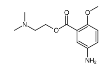 5-amino-2-methoxy-benzoic acid-(2-dimethylamino-ethyl ester) Structure