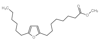 8-(5-己基-2-呋喃基)-辛酸甲酯结构式