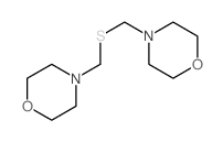 Morpholine,4,4'-[thiobis(methylene)]bis- (9CI) Structure