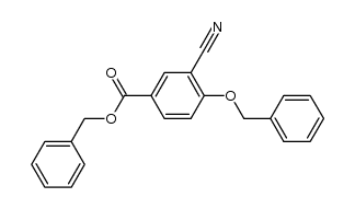 benzyl 4-(benzyloxy)-3-cyanobenzoate Structure
