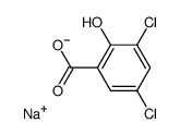 sodium 3,5-chloro-2-hydroxybenzoate Structure