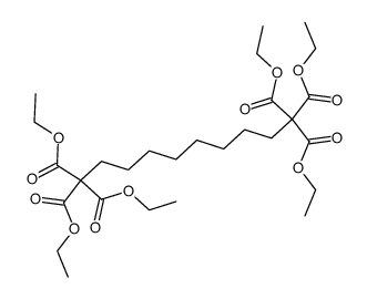 hexaethyl 1,1,1,10,10,10-decanehexacarboxylate Structure
