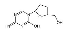 4-amino-1-[(2R,5S)-5-(hydroxymethyl)oxolan-2-yl]-1,3,5-triazin-2-one Structure