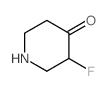 3-氟-4-哌啶酮结构式