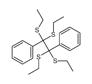 [1,1,2,2-tetrakis(ethylsulfanyl)-2-phenylethyl]benzene结构式