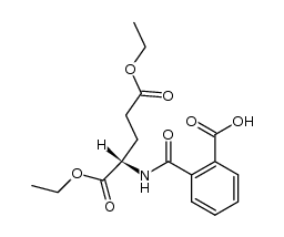 diethyl N-(2-carboxybenzoyl)-L-glutamate Structure