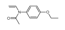N-vinylacetyl-p-phenetidine结构式