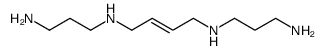 N,N'-BIS(3-AMINOPROPYL)-2-BUTENE-1,4-DIAMINE结构式