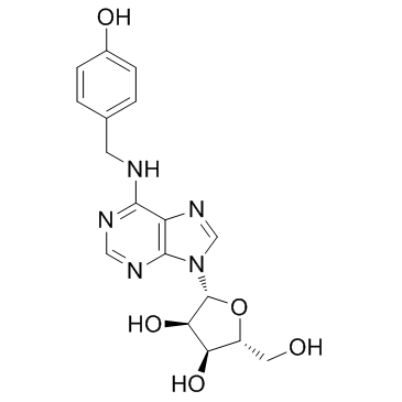 N6-羟苄腺苷结构式