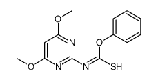 O-phenyl N-(4,6-dimethoxypyrimidin-2-yl)carbamothioate结构式