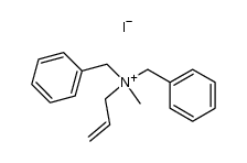 allyl-dibenzyl-methyl-ammonium, iodide Structure