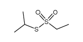 ethanethiosulfonic acid S-isopropyl ester结构式