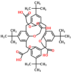 4-tert-butylcalix[4]arene tetraacetic acid结构式