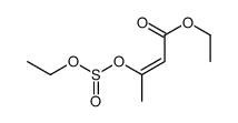 ethyl 3-ethoxysulfinyloxybut-2-enoate结构式
