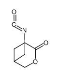 3-Oxabicyclo[3.1.1]heptan-2-one,1-isocyanato-(9CI)结构式