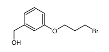 (3-(3-溴丙氧基)苯基)甲醇结构式