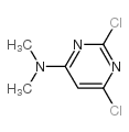 (2,6-DICHLORO-PYRIMIDIN-4-YL)-DIMETHYL-AMINE Structure