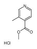 甲基3-甲基异烟酸酯盐酸盐结构式