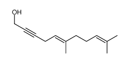 (E)-6,10-dimethyl-undeca-5,9-dien-2-yn-1-ol Structure