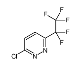3-Chloro-6-(pentafluoroethyl)pyridazine结构式