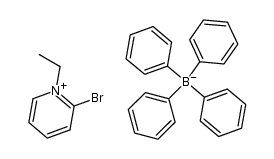 2-bromo-N-ethylpyridinium tetraphenylborate结构式