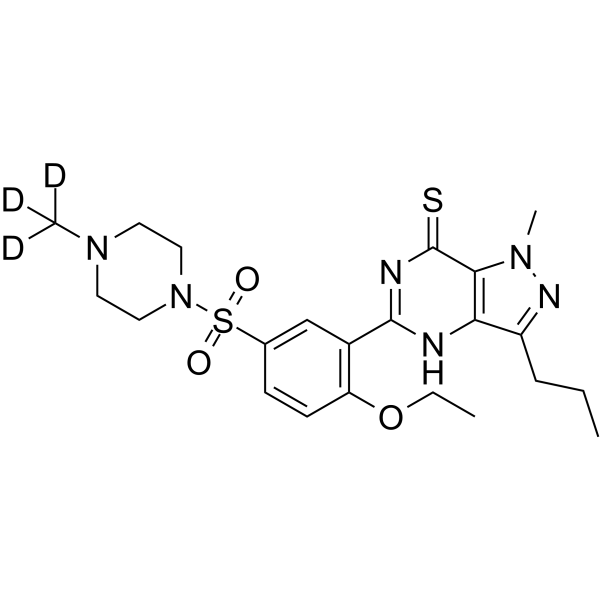 Thiosildenafil-d3结构式
