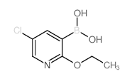 5-氯-2-乙氧基吡啶-3-硼酸结构式