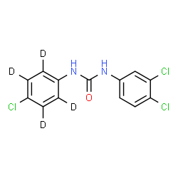 Triclocarban-d4 (4-chlorophenyl-d4) Structure